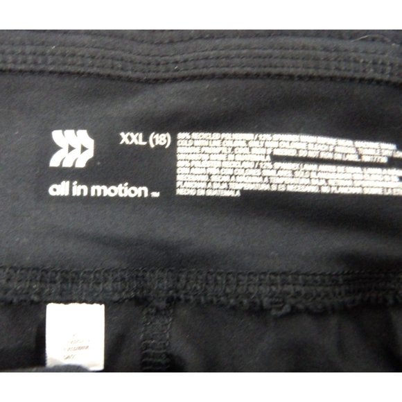 Women's Black Athletic Shorts All In Motion XXL18 NWT - Picture 4 of 4